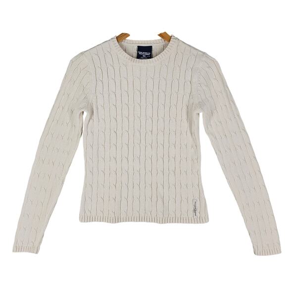 POLO JEANS CO. RALPH LAUREN WOMEN'S CABLE KNIT SWEATER RN41381 SIZE S - Picture 1 of 9